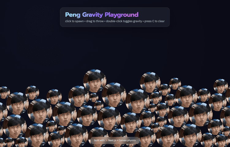 Peng Gravity Playground